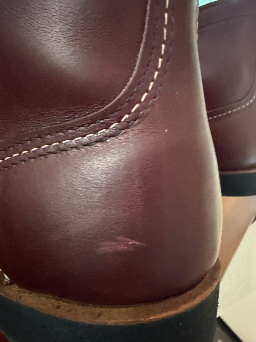 Red Wing 8119 Iron Ranger in Mesa Oxblood Leather 10D EUC - Picture 8 of 10